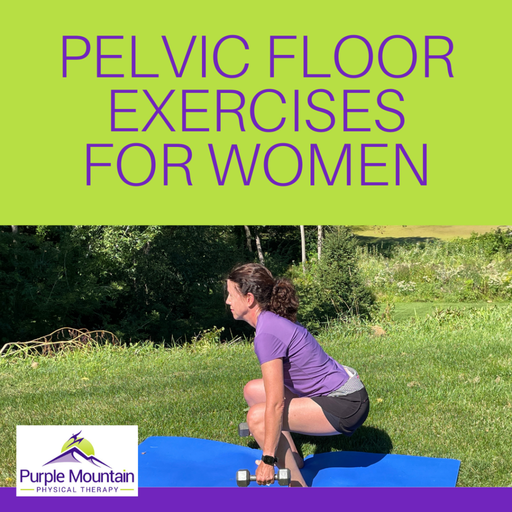 Pelvic floor exercises for women