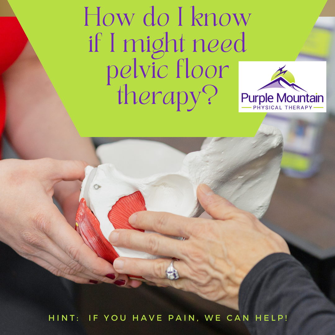You need pelvic floor therapy