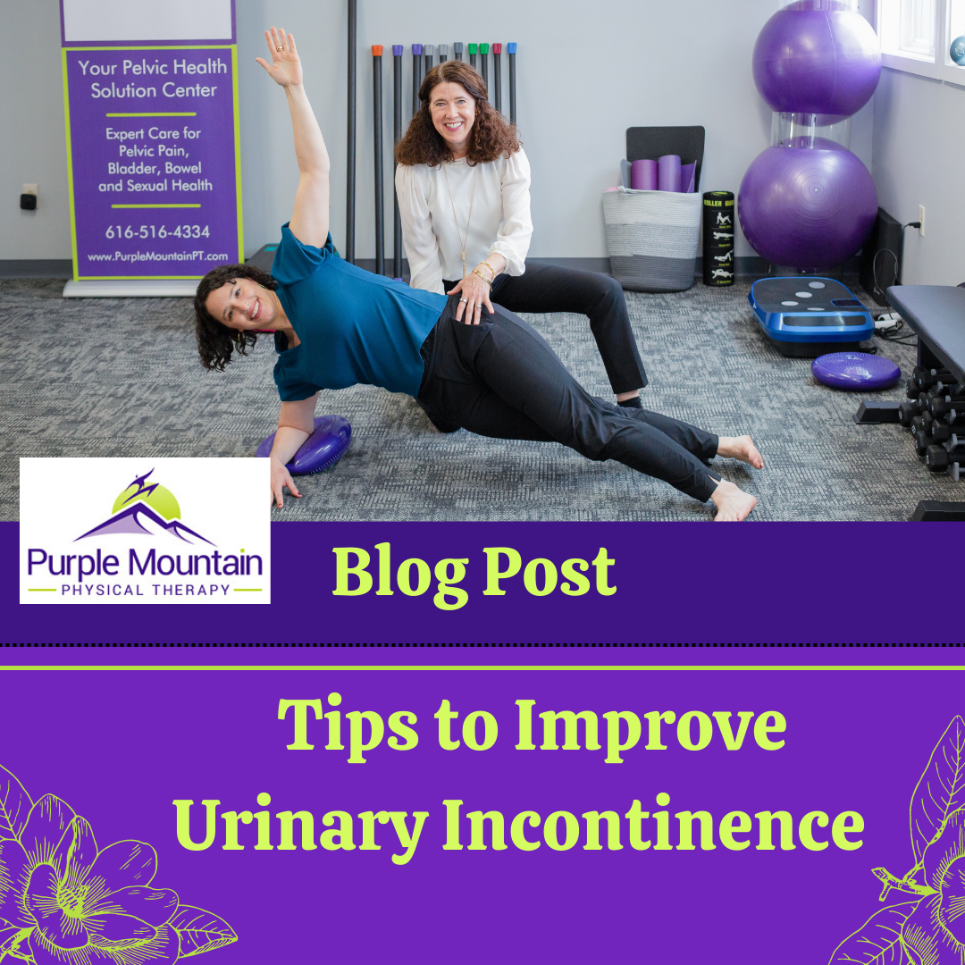 Women completing side plank exercise, supervised by physical therapist who specializes in treatment and tips to improve urinary incontinence
